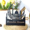 2025 Ramadan Countdown Calendar 3D Metal Countdown Calendar Desktop Craft Islamic Muslim Festival Party Decoration Supplies