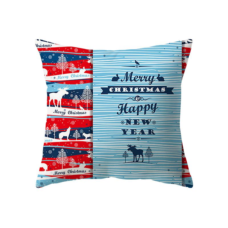 Рождественская тема Рождественские украшения с принтом наволочка для дома, гостиной, украшения дивана, подушка, наволочка