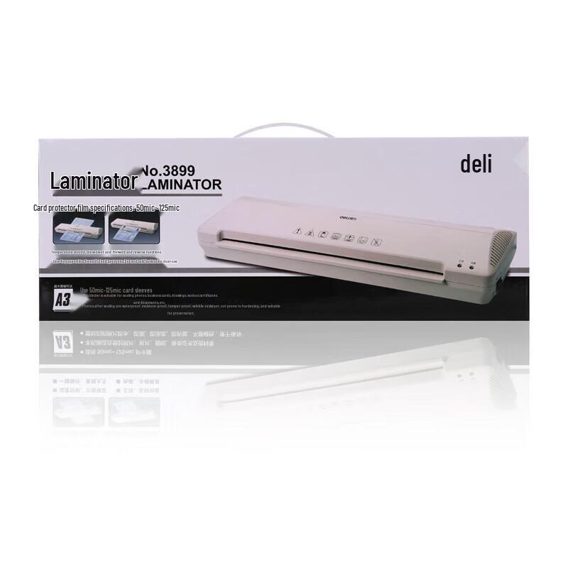 Фотоламинатор Deli 3899 A3/A4 Штепсель CN (адаптер в комплекте)
