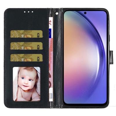 Для Samsung Galaxy A36 5G Кошелек Чехол Блестящий Противоударный Кожаный Чехол для Телефона Подставка