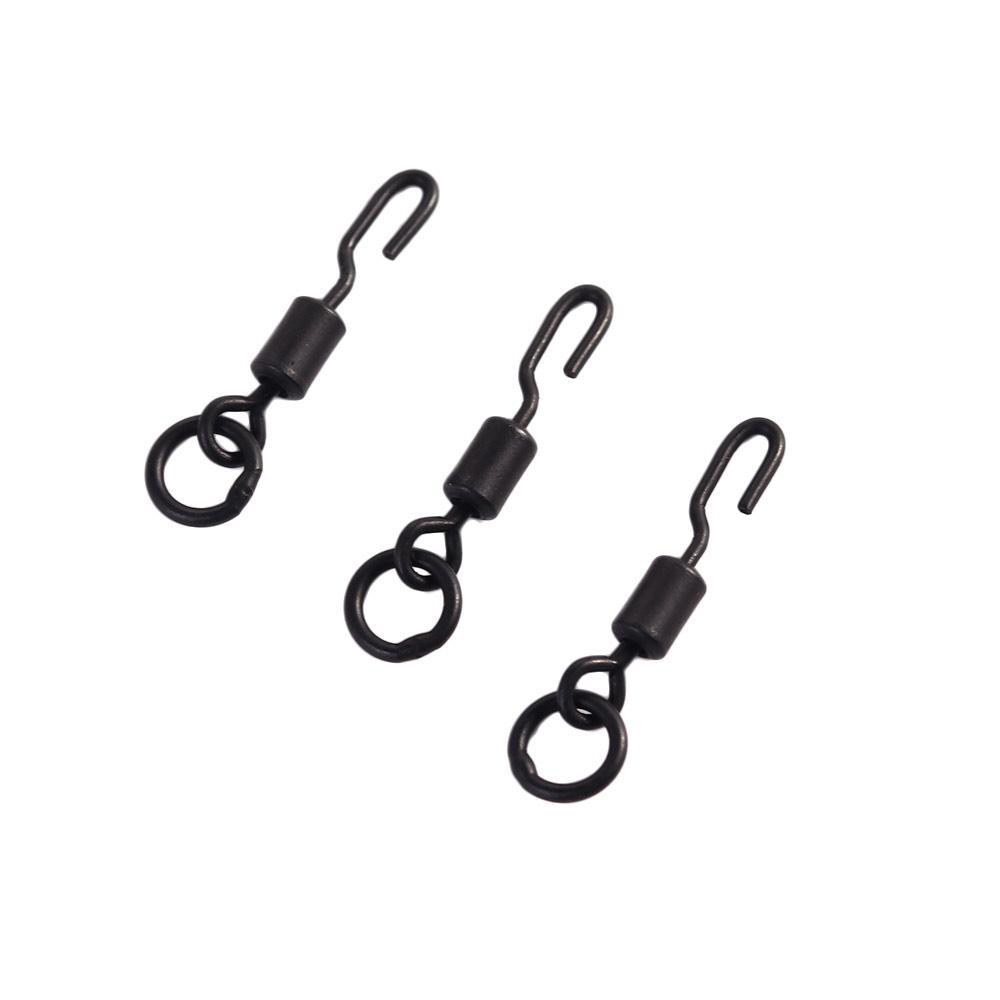 for Carp Rig Micro Hook Quick Change Spinner Swivels Spinner Rigs Swivel Tackle for Ronnie Rig