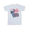 Lilo & Stitch Girls Love Hearts Cotton T-Shirt