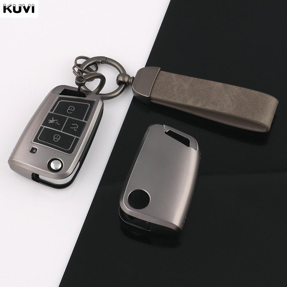 3 4 Кнопки ТПУ Чехол для Ключа Автомобиля Для Vw Volkswagen Golf 7 Mk7 Tiguan Mk2 Seat Ateca Leon Fr Ibiza Skoda Octavia Kodiaq Сумка для Брелока