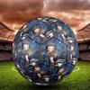 Betty Boop Print Size 5 Soccer Ball, Standard Match Football for Sports Game and Team Practice, Ideal Gift for Soccer Fans