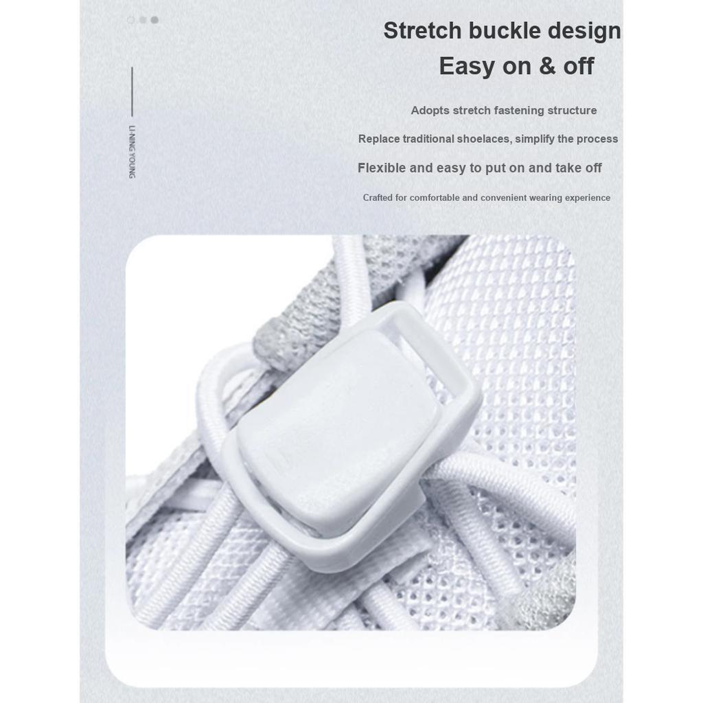 Li Ning Youth Childrens Non-Slip Wear-Resistant Sports Casual Shoes Kids Sneakers Standard-White YKCT078-3