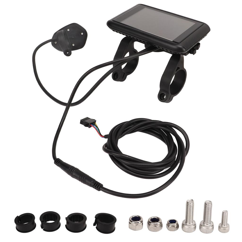 Панель дисплея электрического велосипеда ABS 5V LCD Высокое разрешение Многофункциональная панель дисплея велосипеда с SM