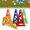 Eye-catching Anti-cracking PE Material Football Training Cone Pressure Resistant 23cm Cones Marker Bucket Soccer Equipment