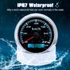 Светодиодный GPS-спидометр для автомобиля 7 цветов, 85 мм, водонепроницаемый IP67, измеритель скорости 60 км/ч с антенной для морского судна, автомобиля, квадроцикла, мотоцикла