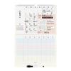 Midori 2026 Calendar Whiteboard 31380006 Wall-Mounted Calendar, Medium, Family,