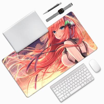 Коврик для мыши Keviners Rem Ram Коврик для мыши Игровой Аниме Водонепроницаемый 40 x 75 x Размер 0,3 см Нескользящий (Накано Нино)