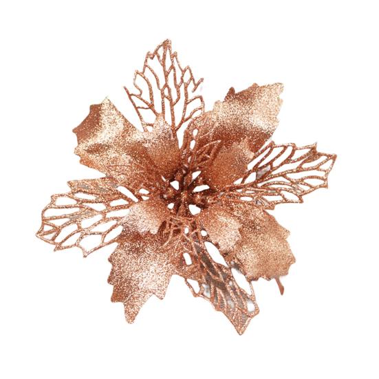 Искусственный рождественский цветок, тонкое мастерство, широкое применение, многоразовый модный искусственный цветок реального прикосновения для вечеринки