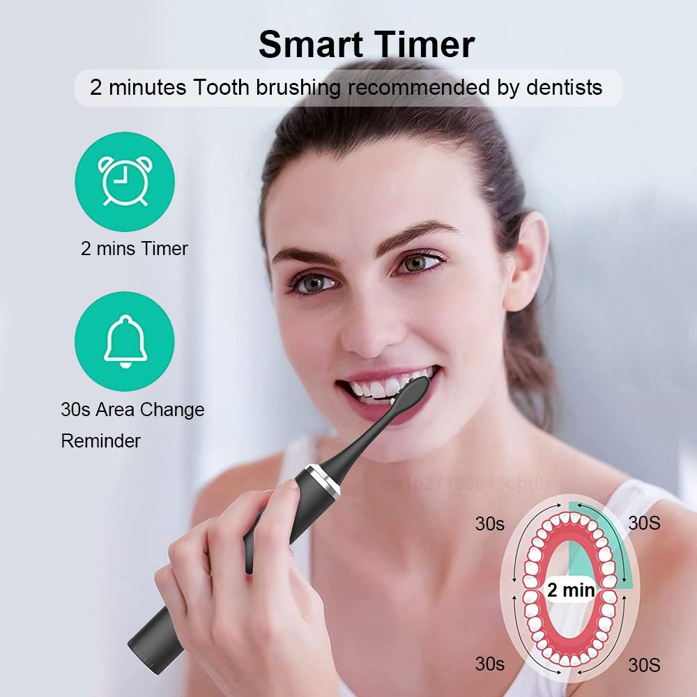 Electric Sonic Toothbrush For Teeth Brushes Adult Teeth Whitening Automatic Tooth Cleaner USB Rechargeable Oral Care Toothbrush