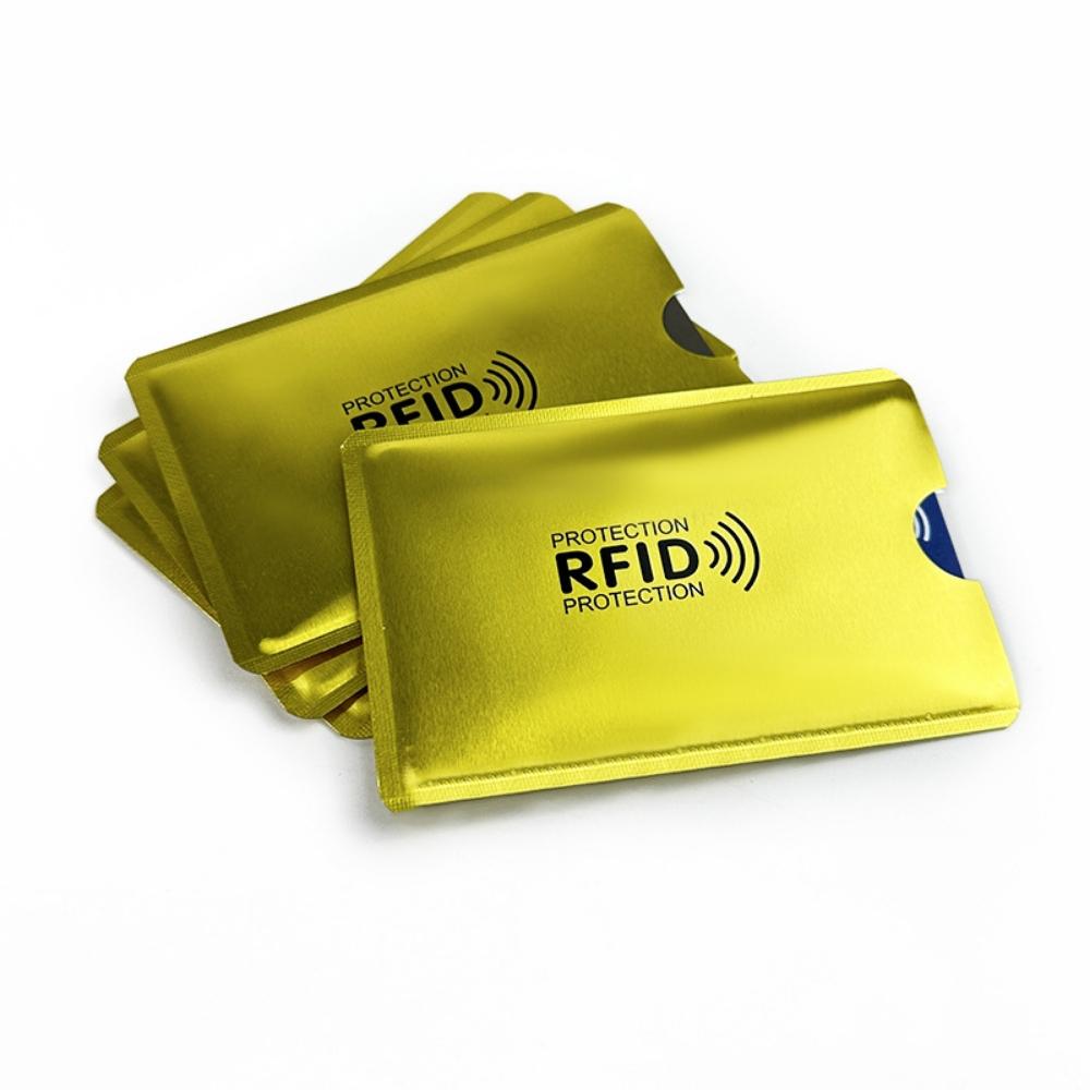 10 шт. Ультратонкий кошелек с защитой от RFID, блокирующий считыватель, замок, держатель для банковских карт, защита от кражи, чехол для кредитных карт, защита, новая RFID-карта