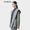 PORTS Women's Hooded Wool Blend Coat