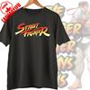 Street Fighter Chun-Li Ryu Принтованные Y2K Новые Парные Хлопковые Футболки Мужские Женские Уличная Одежда Повседневный Харадзюку Ретро Унисекс Футболка Топ