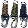 Outdoor Camping EDC Paracord Rope Survival Kit Military Cord With Carabiner Keychain Chain Ring Emergency MultifunctionTools