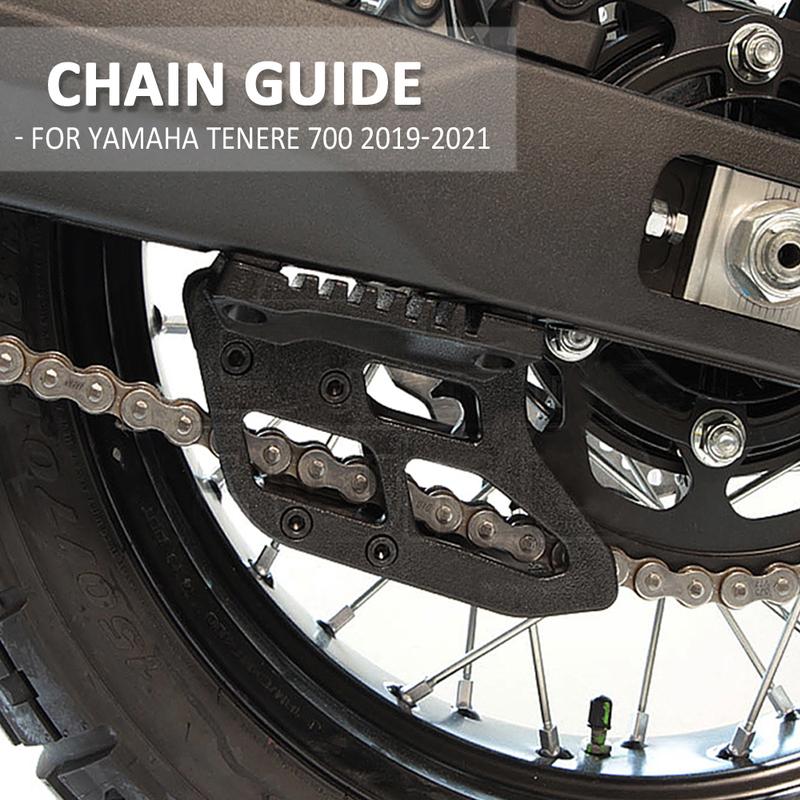 TENERE700 Для YAMAHA Tenere 700 XTZ XT700Z T 700 T7 Направляющая цепи Ролик Цепи Стабилизатор Цепи Пластина защиты звезды Защитная крышка