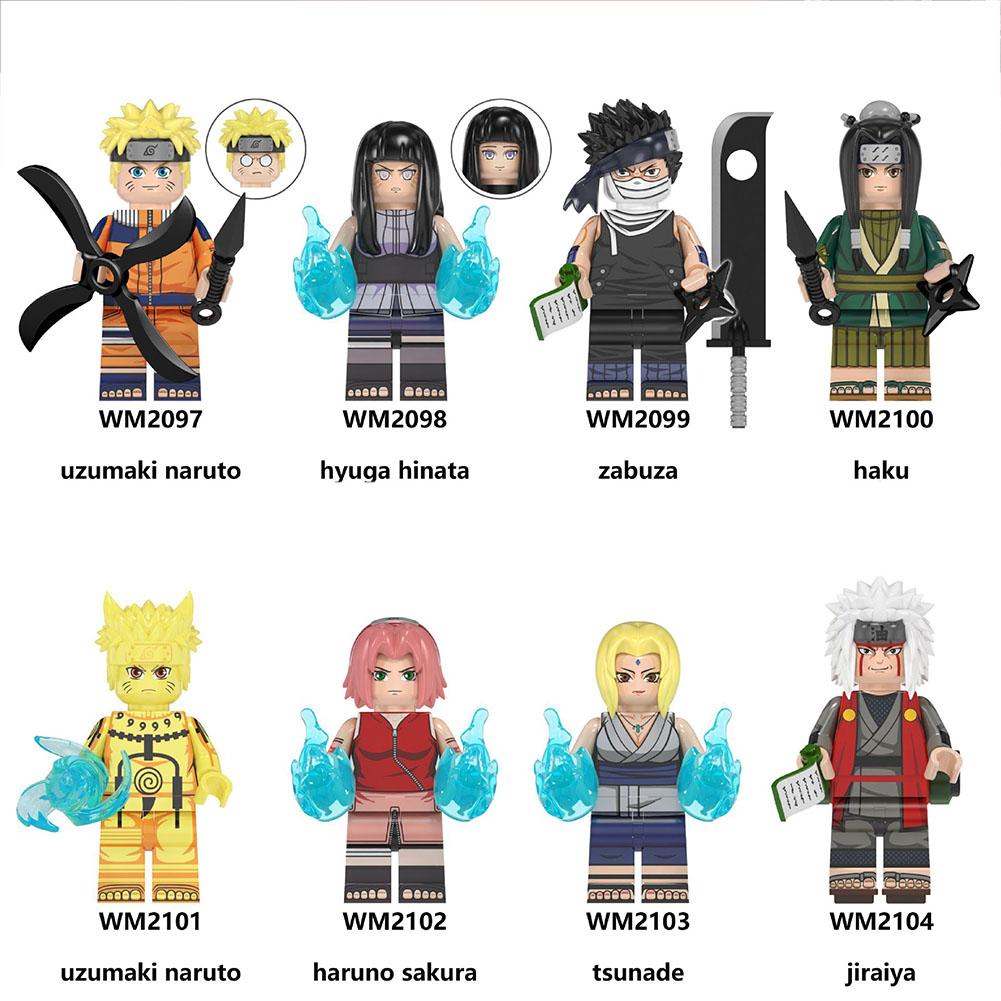 TopLovely Naruto Series Building Block Toys Сборка блоков Подарок на день рождения Детская развивающая игрушка