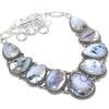 Dendrite Opal Gemstone Handmade 925 Silver Jewelry Necklace 18" JCN484-236
