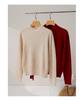 Design Sense Twisted Flower Half High Neck Knitted Sweater