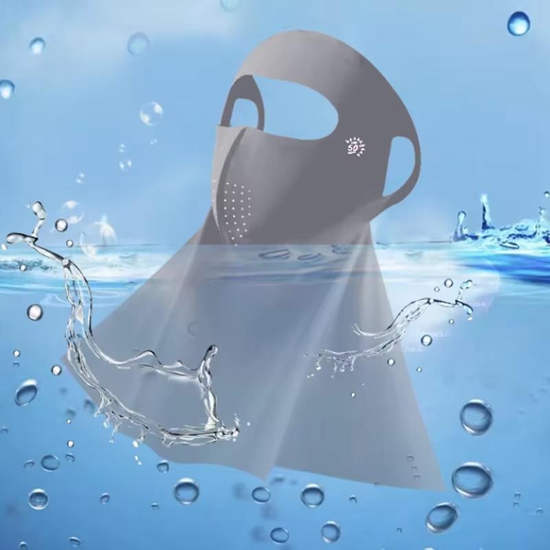 UPF50+ Солнцезащитная маска Модный 3D Ice Silk Anti-UV шарф для шеи Sunscree Пылезащитная солнцезащитная маска для лица на открытом воздухе