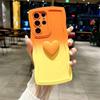 Модный чехол с 3D-сердечком и градиентом для iPhone 15 Pro Max 14 Plus 13 12 11 Pro X XS XR XS Max 7P 8Plus SE 2020, мягкий чехол из ТПУ с фигурной волной