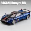 1/18 Pagani Huayra BC Суперкар Сплав Машинка Литые и Игрушечные Транспортные Средства Модель Машины Звук и Свет Инерционная Машинка Игрушки для Детей Подарки