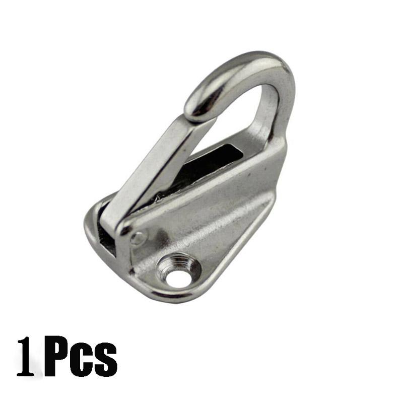 316 Stainless Steel Spring Snap Fending Hook Fender Boat Hardware Marine Boat Spring Locked Fender Hooks