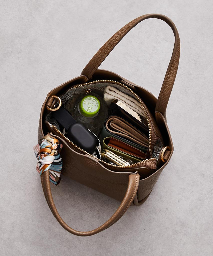 Сумка Сумка с шарфом наплечная сумка карман 2WAY Soft Ivory [Oriental Traffic] женская сумка-в-сумке легкая/BA-209 BA-209