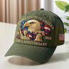 Unisex US 250th Anniversary Baseball Caps Trendy Casual Retro Washed Cap Comfortable Outdoor Sunhats Sports Hat for Men Women