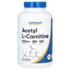 Acetyl l-Carnitine, 500 Mg, 180 Capsules