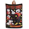 Tenna Deltarune Game Its TV Time Meme Throw Blanket for Couch Soft Fuzzy Plush Blanket Multiple Sizes Bedspreads for All Seasons