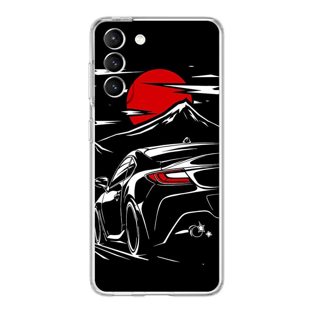 Япония JDM спортивные автомобили мужской мужской чехол для телефона для Samsung Galaxy S22 5G S20 Ultra S21 FE 5G S10E S9 S8 S10 Plus Note 10 прозрачный чехол