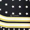 Used Beautiful, stylish Hermes scarf Carre 55, Brides de Gala, bandana pattern, stars, gold
