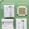 Double Pointed Cotton Swabs 100/300/500Pcs Precision Tip for Pet Ear Eye Cleaning Dual Ended Gentle Care