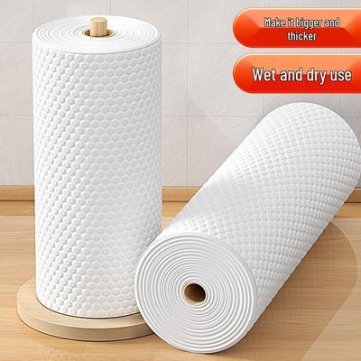 Двустороннее ленивое полотенце: Впитывающая, Безмасляная, Одноразовая Салфетка для Уборки Кухни