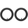 2 Pcs 10×2 Inner Tubes Rubber Black Scooter Inner Tube Straight Valve Tyre Inner Tube for Xiaomi M365, M365 Pro, 1S