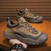 Men's Non-Slip Outdoor Sneakers New Leather Treking Footwear for Men Casual Hiking Shoes Travel Climbing Camping Trainers