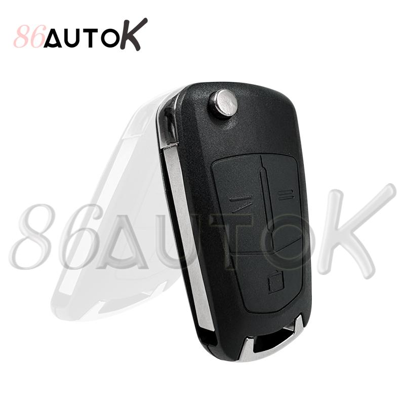 86Autok Чехол-брелок для автомобильного ключа-раскладушки Для Opel Astra H Zafira Vectra C Для Vauxhall Corsa D Signum Meriva Чехол для автомобильного ключа