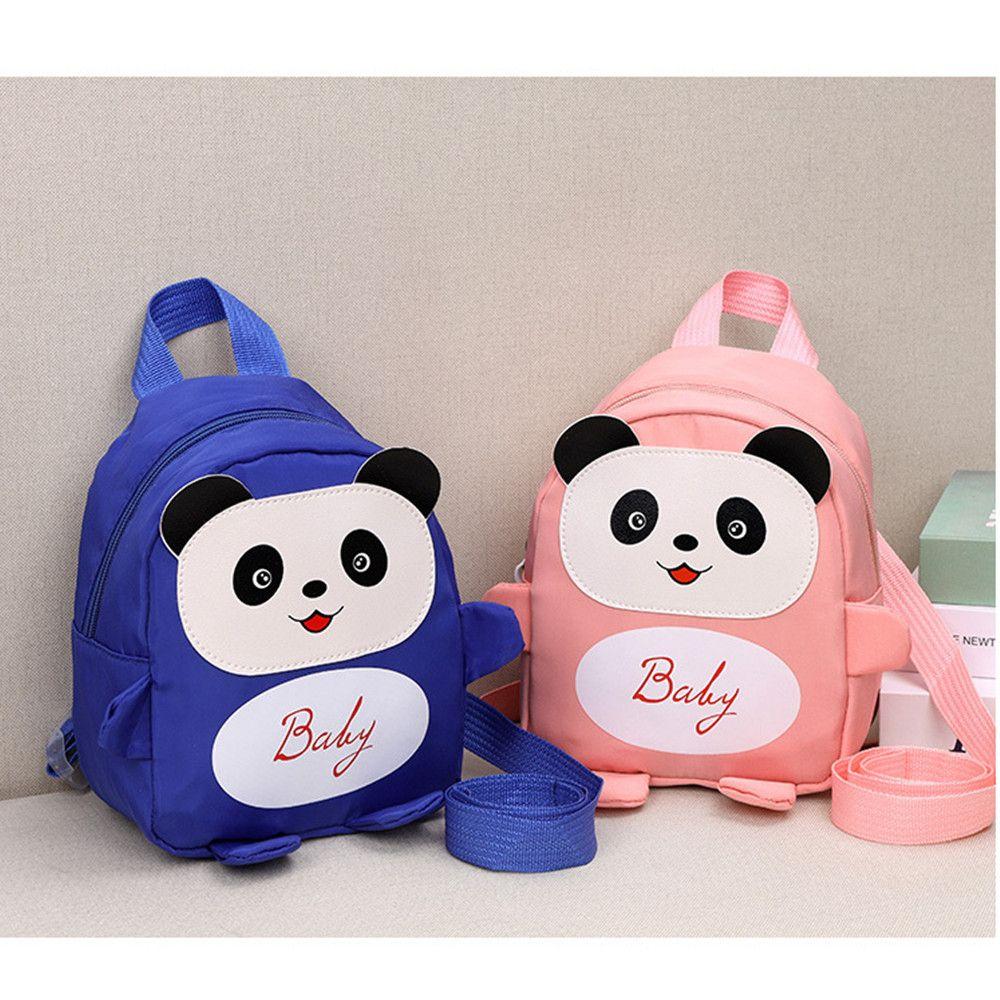 Cute Preschool Kids Baby Girls Boy Travel Anti-lost Mini Backpack School Bags Panda  Cartoon