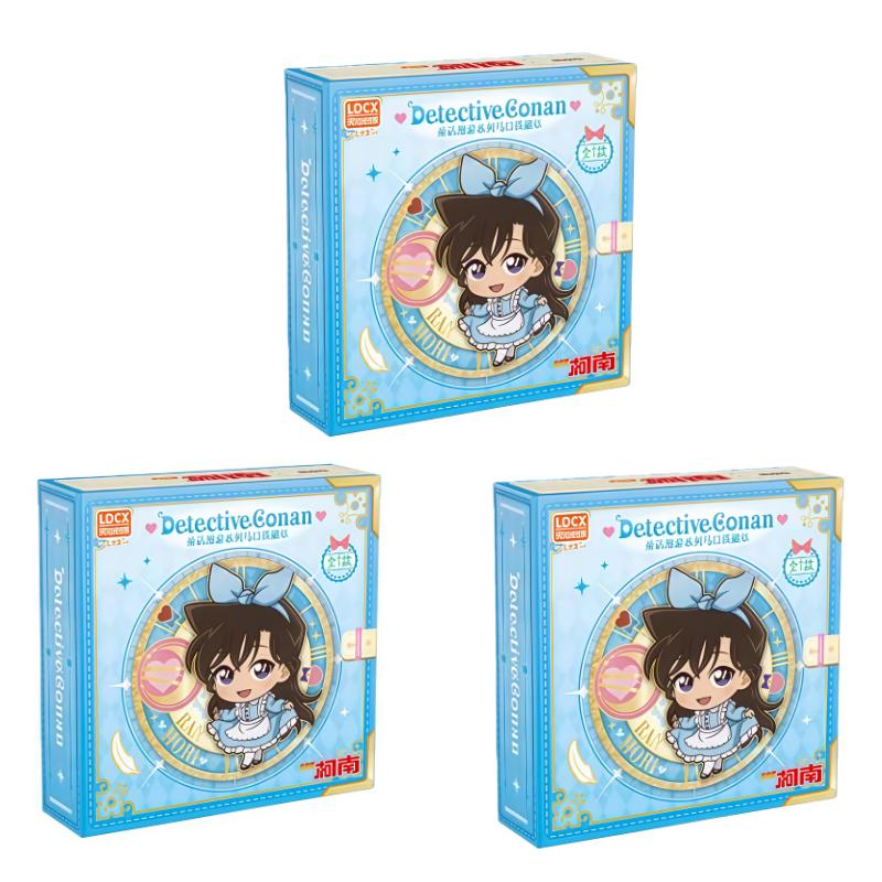 Original LX Detective Conan Fairy Tale Roaming Series Badge Blind Box Anime Character Collection Fashion Surprise Toy