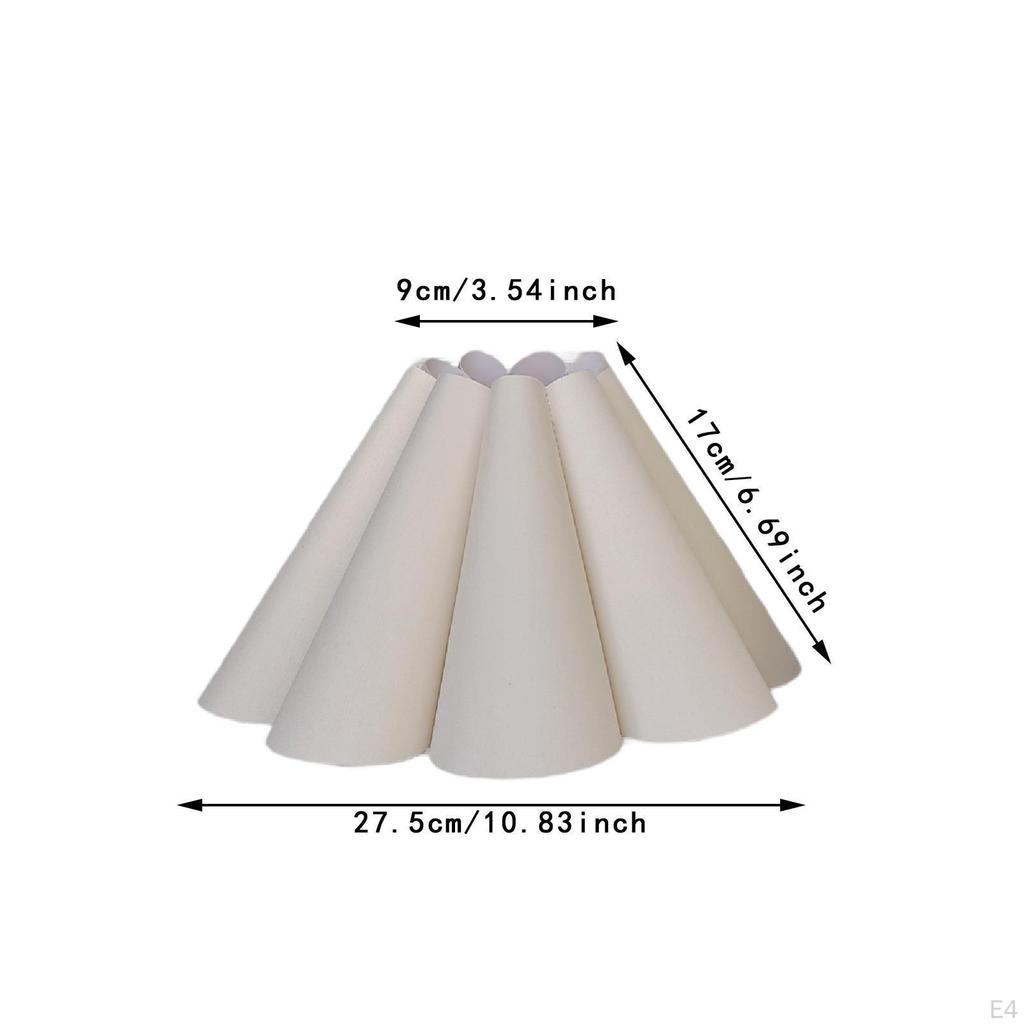 Petal Cloth Table Lamp Shade Decor Lampshade for Farmhouse Living Room Hotel