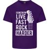 Live Fast Rock Harder Guitar Roll Music Unisexs Light Cotton TShirt