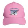 Surfing Coffee and Danger Baseball Cap Sun Cap Streetwear custom Hat luxury caps Hats Unisex Womens