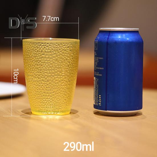 Чашка для питья, термостойкая многоразовая утолщенная акриловая чашка для воды в горошек, бар, ресторан, стакан для воды