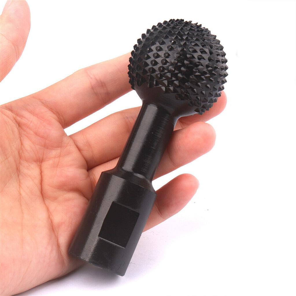 Sphere Rotary Burr Metal Ball Gouge Angle Grinder Attachments Power Carving Tools For Wood Polishing Carving Engraving