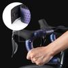 Perforated silicone bicycle handlebar tape - black