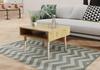 Vico bedside coffee table for living room bedroom OAK artisan coffee table