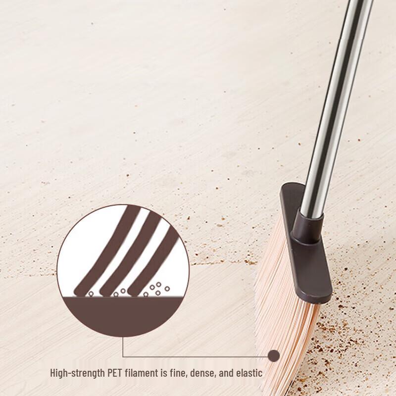 OKwife Foldable Broom and Dustpan Set
