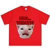 Bro What Cat Funny Cat Meme T Shirt Unisex Unisex Fashion TShirt Summer Shortsleeved Casual Cotton Oversized Tshirts Streetwear